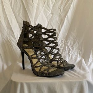 Grey Sparkly Jessica Simpson Heels